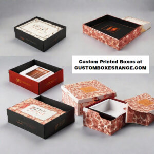 custom printed tray boxes