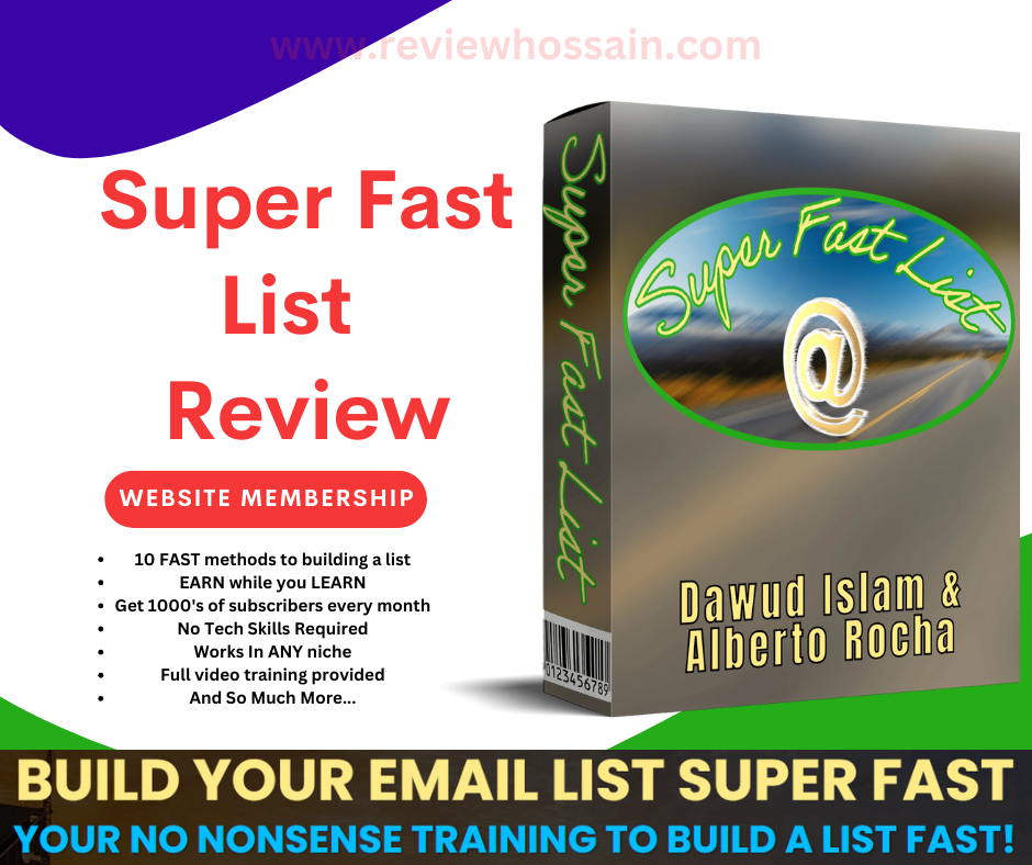 Super Fast List Review