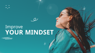 Cyan Clean Modern Photocentric How To Improve Mindset Youtube Thumbnail