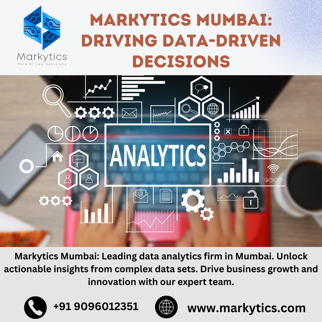 Markytics specializes in a comprehensive range of data analytics services, including data analysis and interpretation, predictive analytics, business intelligence solutions, and machine learning/AI development. Markytics specializes in a comprehensive range of data analytics services, including data analysis and interpretation, predictive analytics, business intelligence solutions, and machine learning/AI development.
