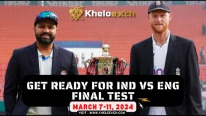 get ready for IND vs ENG Final Test
