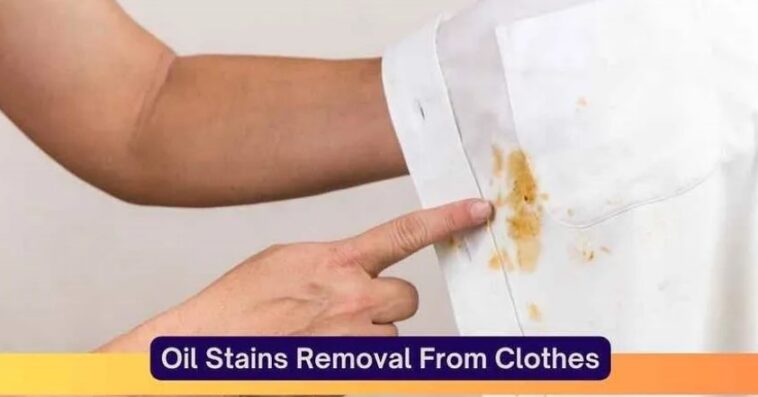 How to remove oil stain