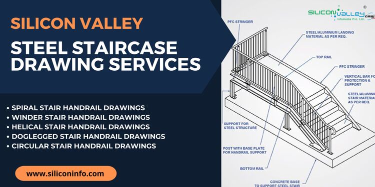 Steel Staircase Drawing Services