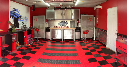 Garage vinyl flooring