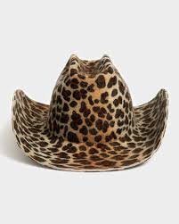 cowboy hat leopard print