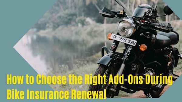 how to choose right add ons with bike insurance