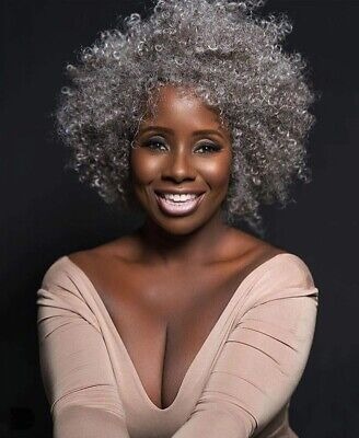 Gray Afro Wigs