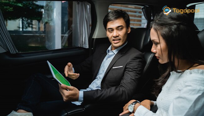 rideshare app corporate carpooling solution, shared car service,