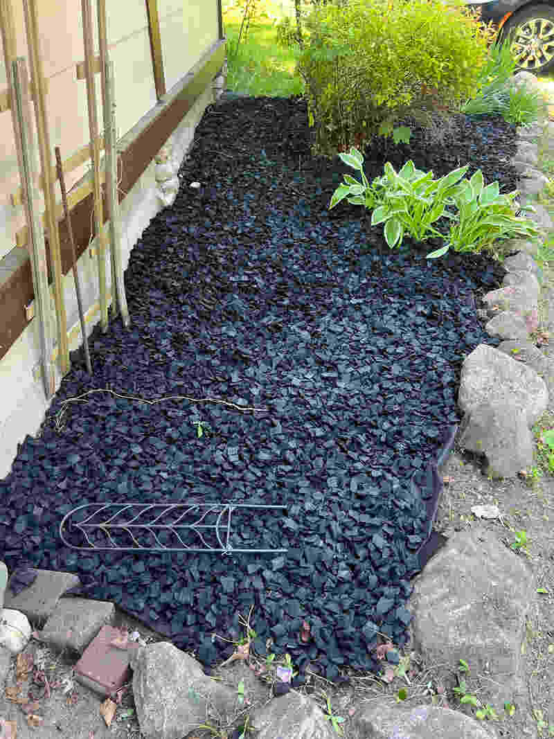 Rubber Mulch for Garden