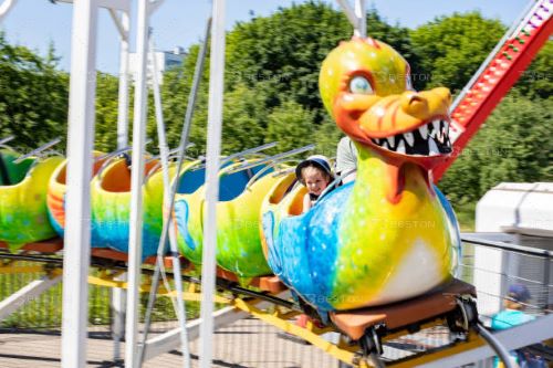 Popular roller coaster dragon