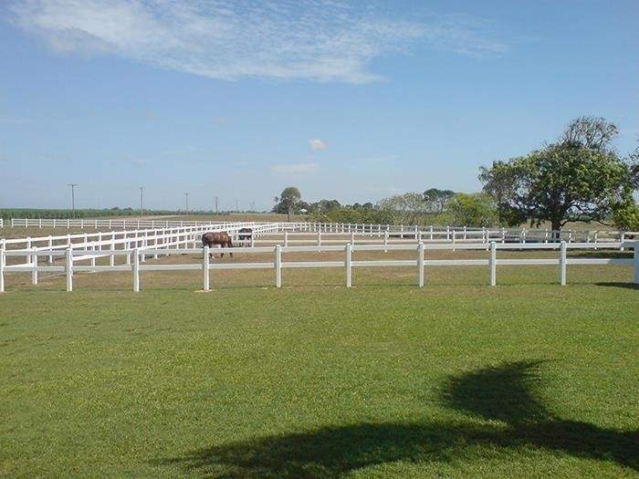 Vinyl Horse Fence