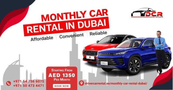 Monthly car rental in Dubai - Driver Car Rental Dubai fleet