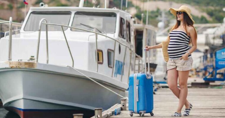 Pregnant Women Sailing