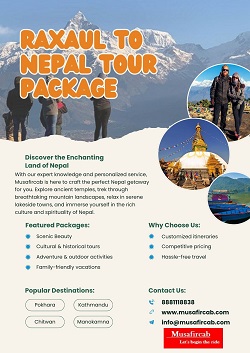 Nepal tour package from Raxaul