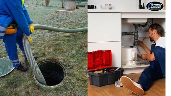 Sewer line clean and plumbing services