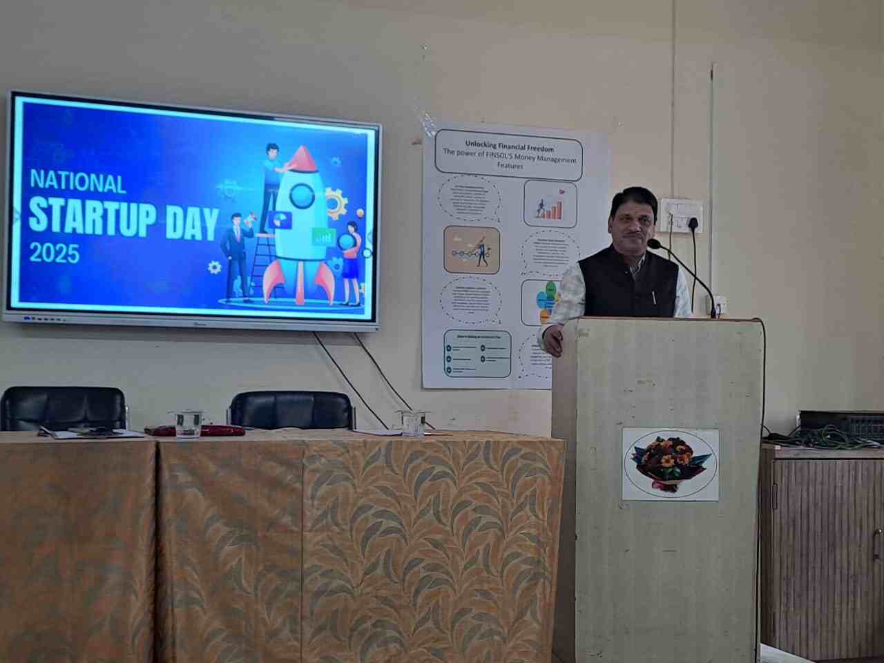 Shreekant Patil Startup India Mentor - BHASKAR, MAARG, MACCIA National Startup Day in Nashik 2025