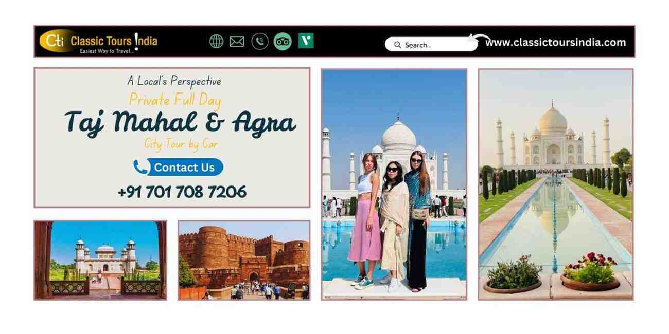 A Local's Perspective: Private Full Day Agra City Tour by Car