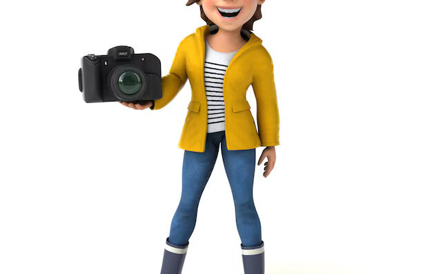 fun 3d illustration cartoon teenage girl 183364 80038