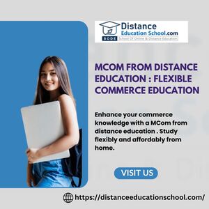 MCom from Distance Education