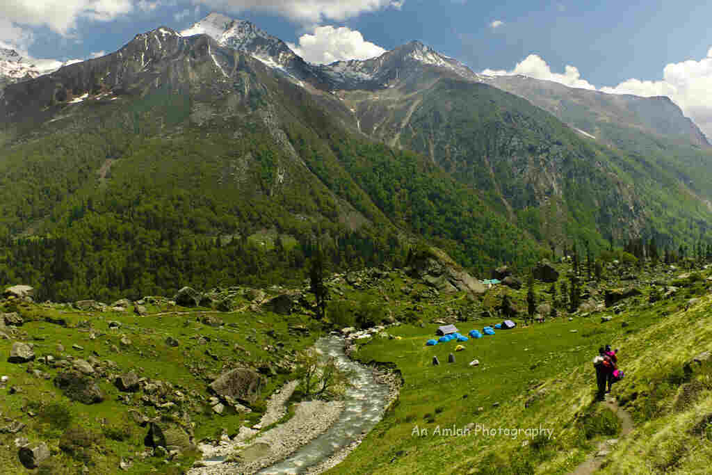 View of Swargarohini peaks from Har Ki Dun trek