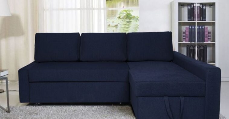 54516 l shape sofa cum bed