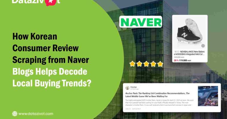 Review Scraping from Naver Blogs
