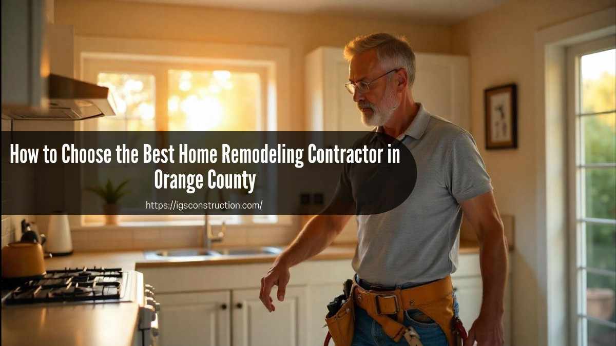 Home Remodeling Contractor in Orange County