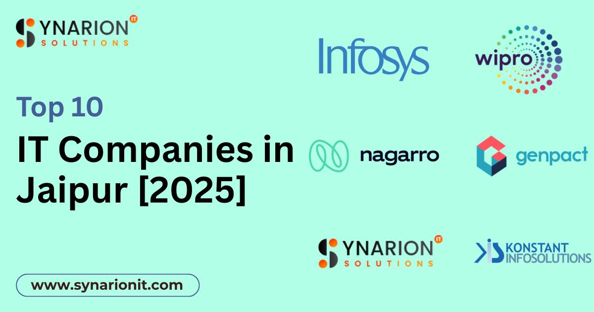 Top 10 IT Companies in Jaipur [2025]