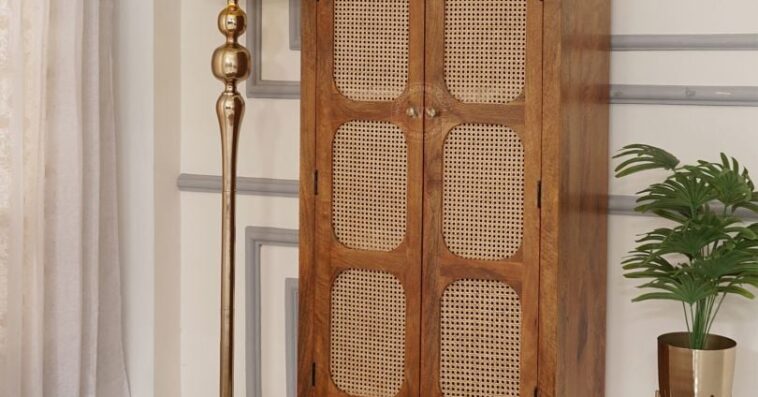 data jodhpur products Shivam arts arina 2 door mango and cane almirah natural finish new logo 1 810x702 1