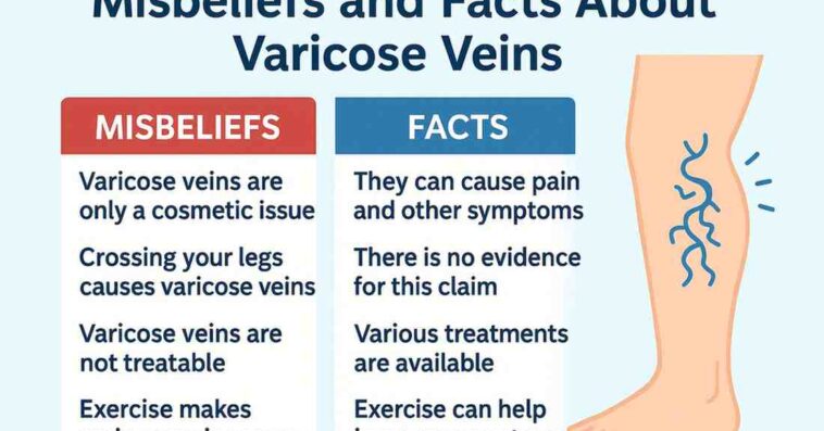 Misbeliefs and Facts About Varicose Veins