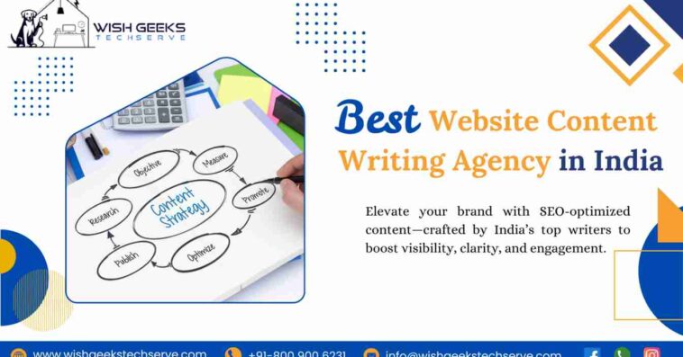 Best Website Content Writing Agency in India Focused on SEO Clarity and Brand Voice Wish Geeks Techserve 1