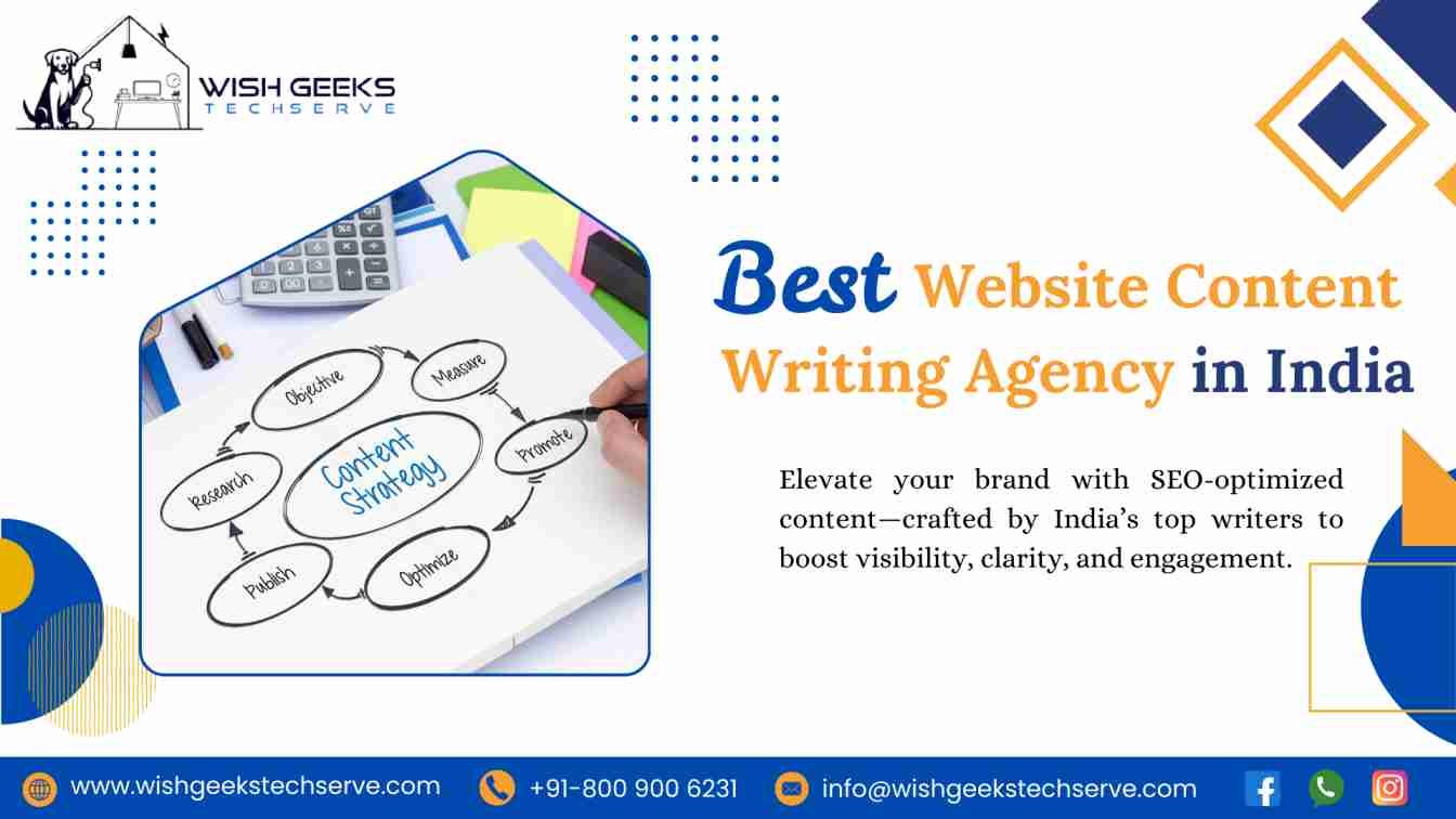 Best Website Content Writing Agency in India
