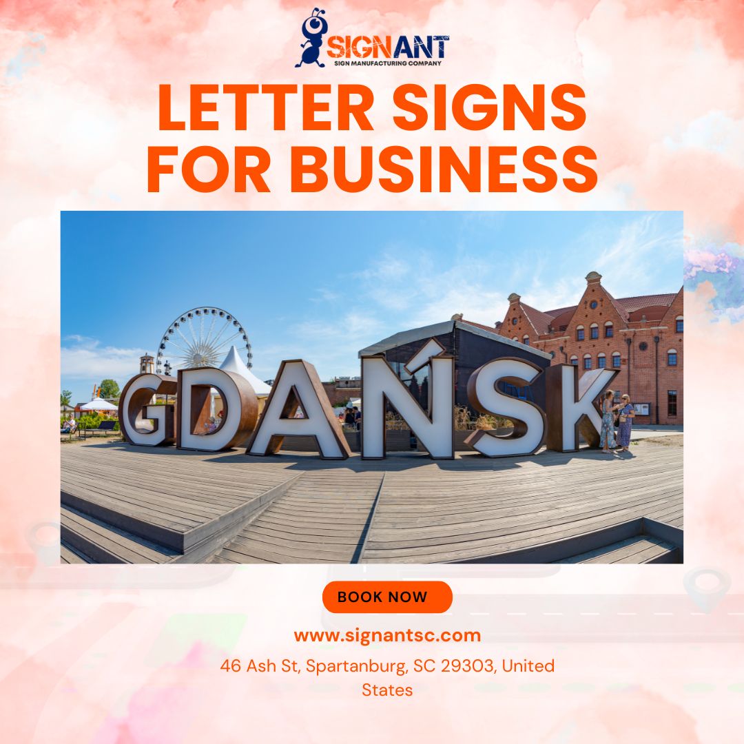 Custom Letter Signs for Business – SignAnt
