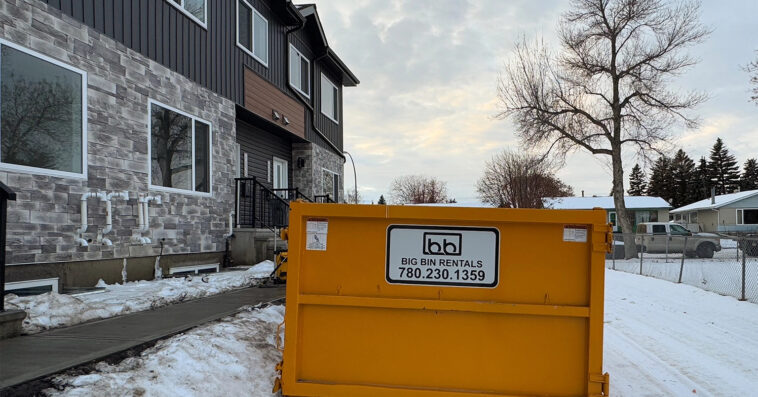 Edmonton Dumpster Bin Rentals for Home Yard Cleanup
