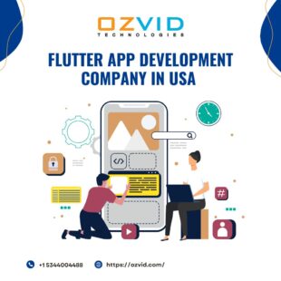 Flutter app development company OZVID