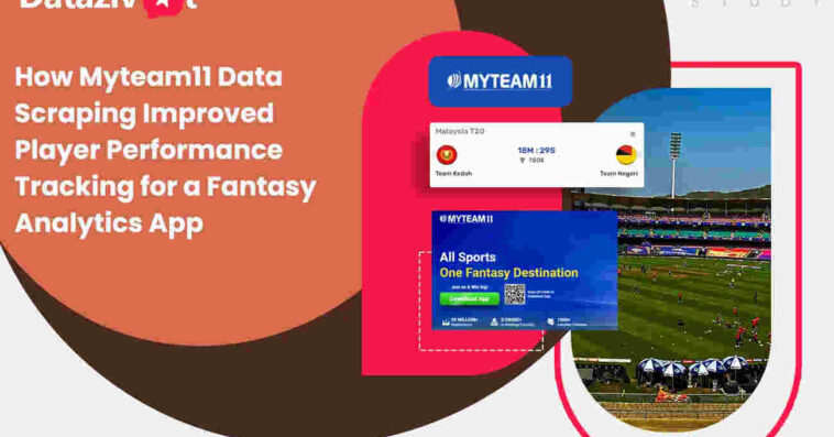 How Myteam11 Data Scraping Improved Player Performance Tracking for a Fantasy Analytics App