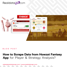 Scrape Data from Howzat Fantasy App for Strategy