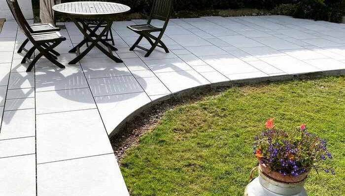 Kandla Grey Honed Sandstone Paving Slabs
