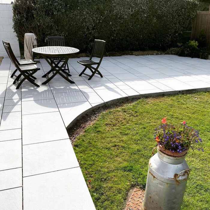 Kandla Grey Honed Sandstone Paving Slabs