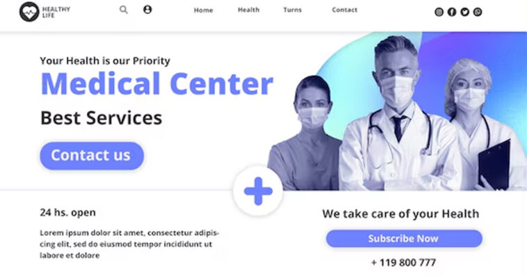 Medical Website Design Company 1