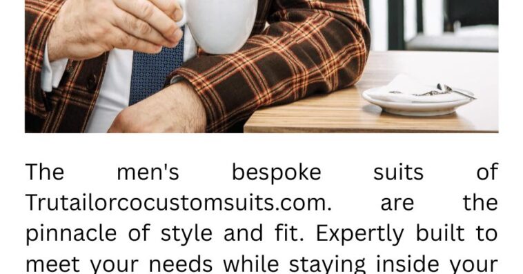Mens Custom made Suits Trutailorcocustomsuits.com