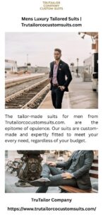Mens Luxury Tailored Suits Trutailorcocustomsuits.com