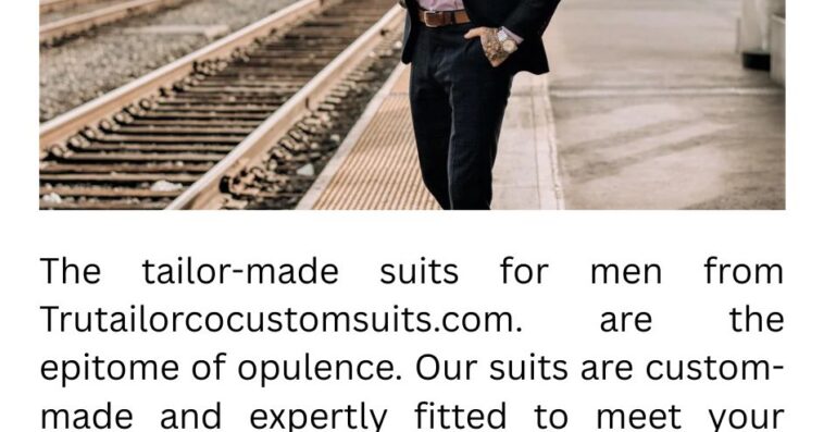 Mens Luxury Tailored Suits Trutailorcocustomsuits.com