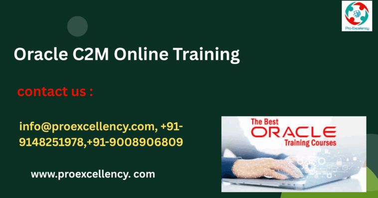 Oracle C2M Online Training banner
