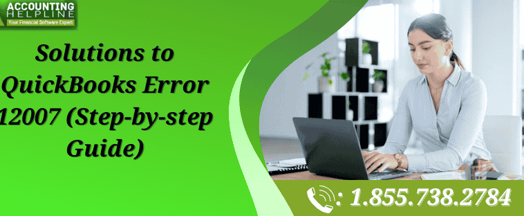 QuickBooks Error 12007