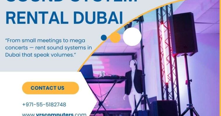 Sound System Rental Dubai