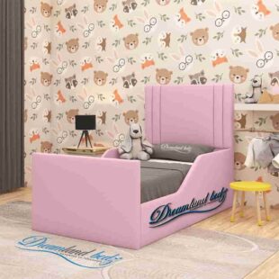 The Princess Pink Velvet single bed frame bed