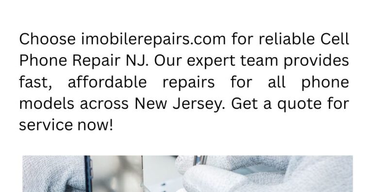 Top Cell Phone Repair NJ Services Near You