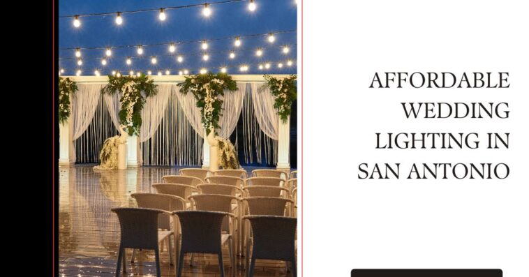 Wedding lighting San Antonio