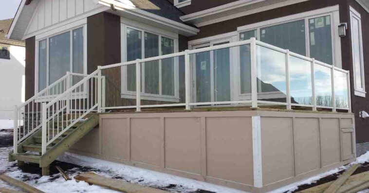 White Glass Railing 2 2